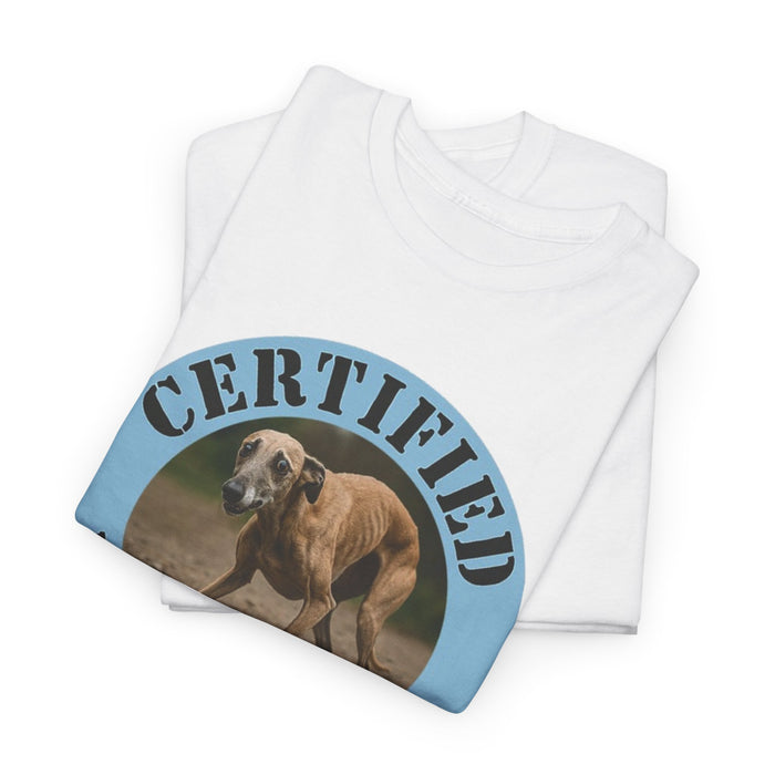 Certified Velcro Dog Tee — Funny Dog Lover T-Shirt