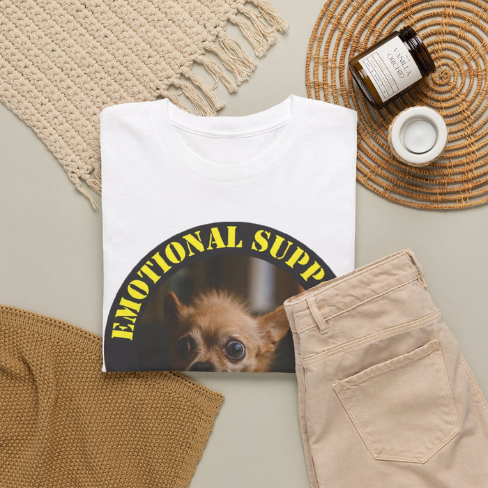 Emotional Support Human T-Shirt — Cute Chihuahua Pet Therapy Tee