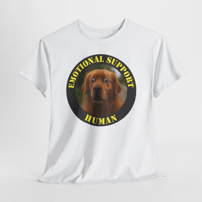 Emotional Support Human T-Shirt — Dog Photo Graphic Tee