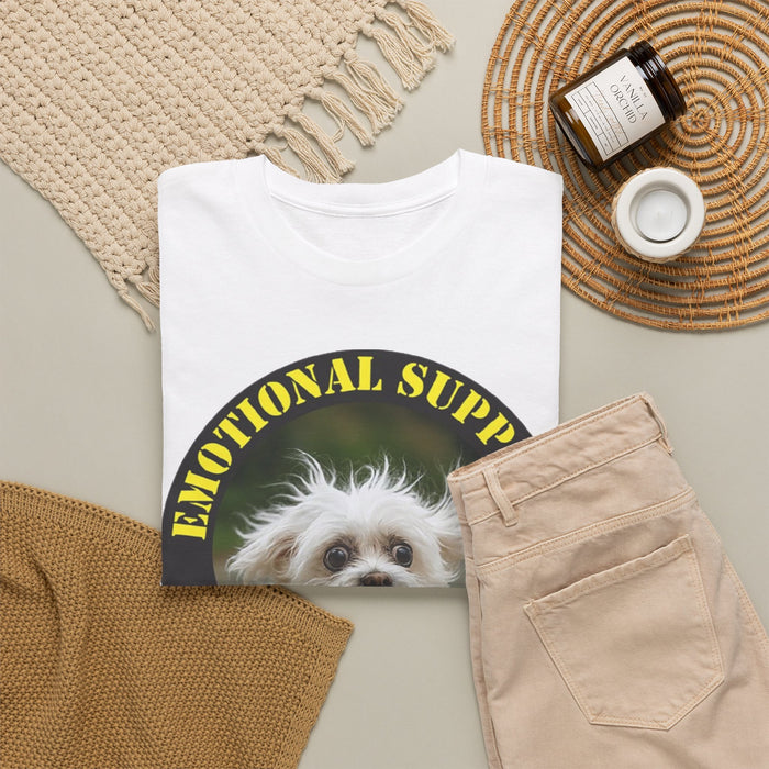 Emotional Support Human T-Shirt — Cute Dog Circle Graphic