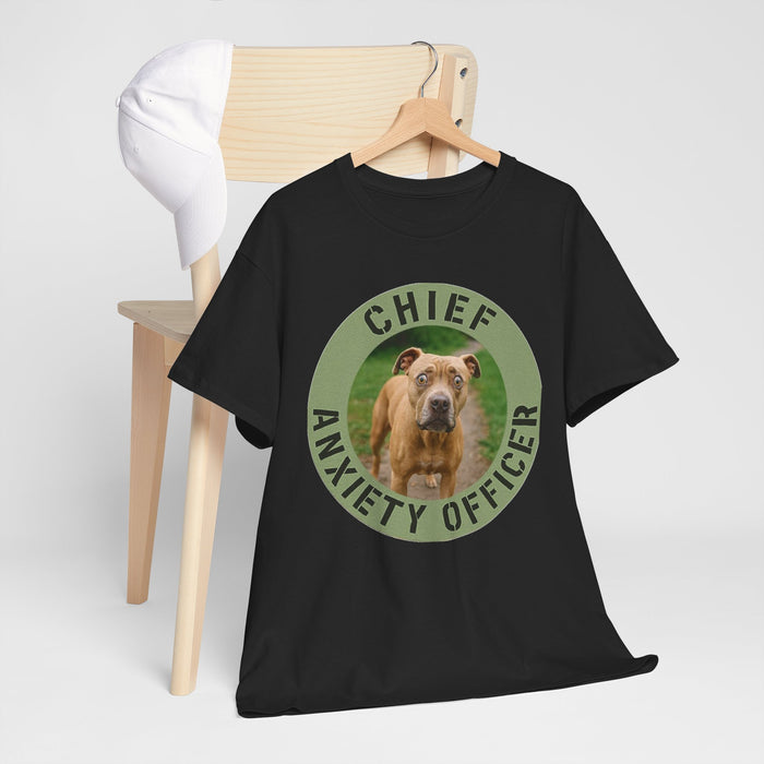 Chief Anxiety Officer T-Shirt — Funny Dog Graphic Tee