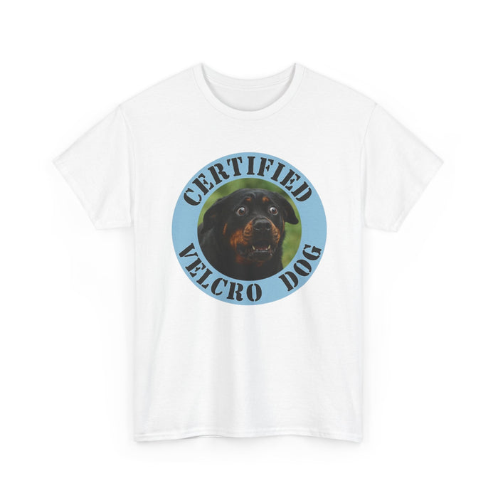 Certified Velcro Dog T‑Shirt — Funny Rottweiler Pet Tee