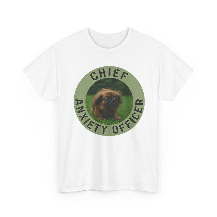 Chief Anxiety Officer T-Shirt — Funny Dog Graphic Tee