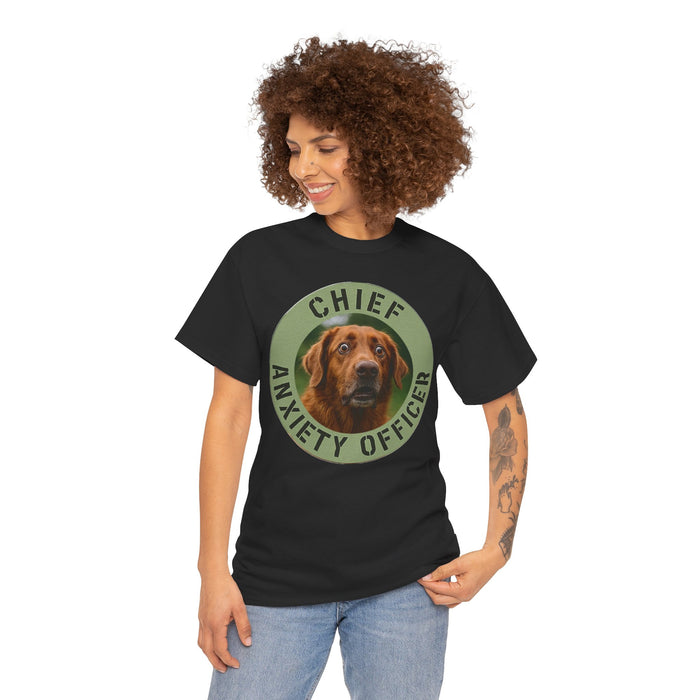 Chief Anxiety Officer T-Shirt – Funny Dog Graphic Tee