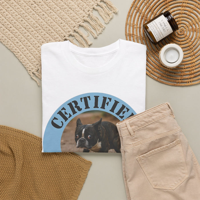 Certified Velcro Dog T-Shirt — Funny Dog Lover Tee