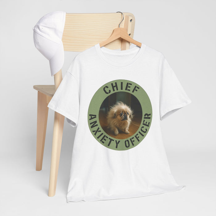 Chief Anxiety Officer T-Shirt — Funny Pet Anxiety Tee