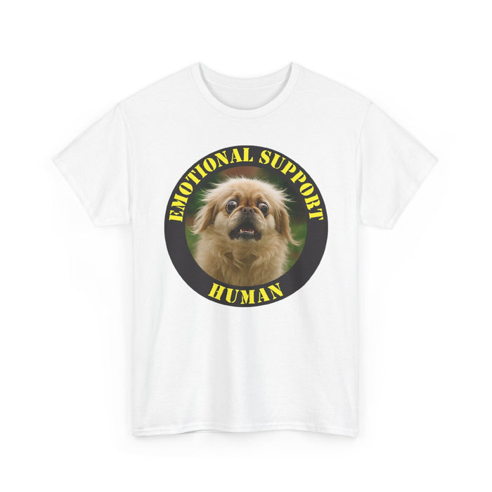 Emotional Support Human T‑Shirt — Funny Cute Dog Rescue Tee