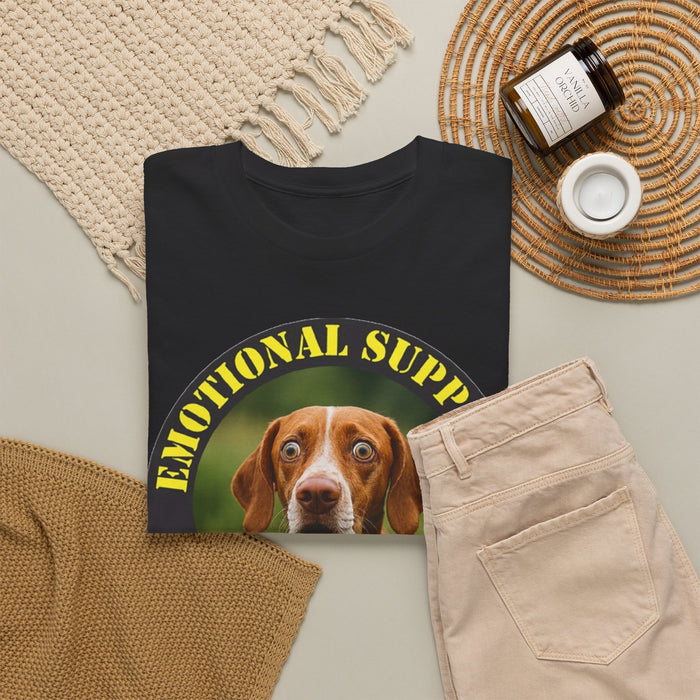 Dog Emotional Support Human T‑Shirt — Funny Pet Lover Tee