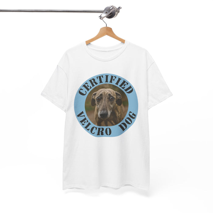 Certified Velcro Dog T‑Shirt — Funny Dog Lover Tee