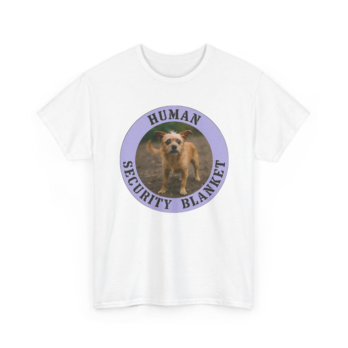 Dog Lover T‑Shirt — "Human Security Blanket" Funny Puppy Graphic Tee