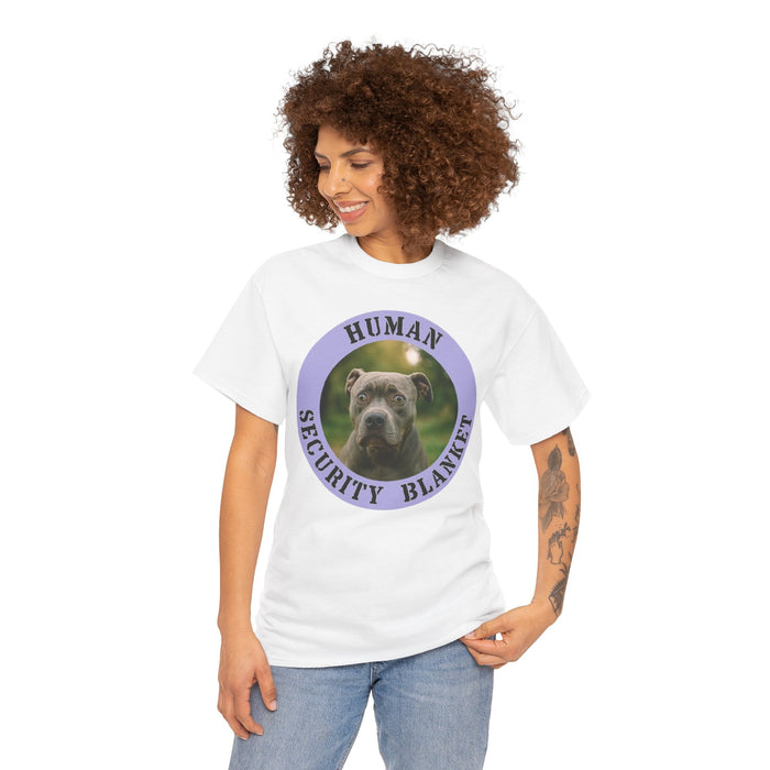 Pit Bull Dog "Human Security Blanket" T‑Shirt