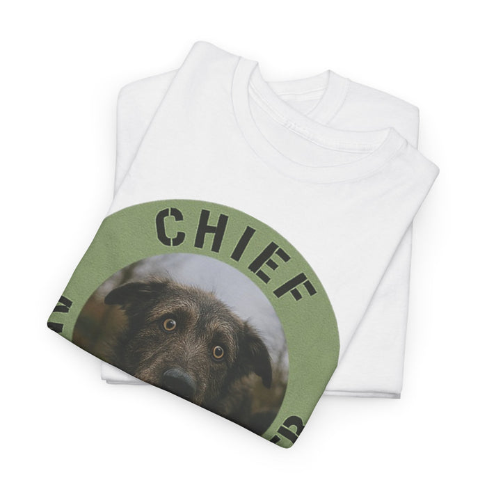 Chief Anxiety Officer T-Shirt — Funny Dog Pet Owner Tee