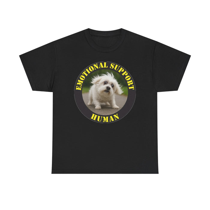 Emotional Support Human T‑Shirt - Cute Puppy Graphic Tee