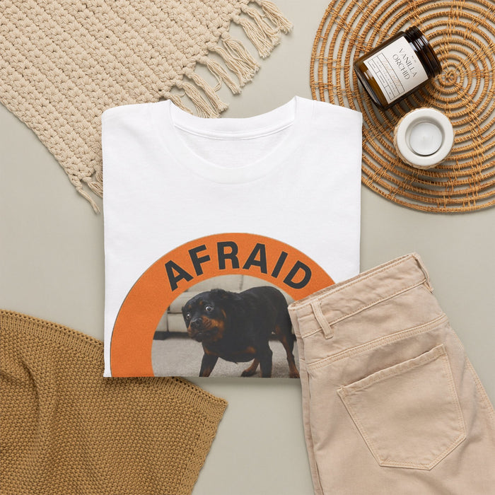 Afraid But Trying Dog T-Shirt