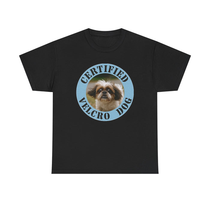 Certified Velcro Dog T‑Shirt — Cute Shih Tzu Pet Lover Tee