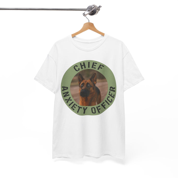 Chief Anxiety Officer Dog T-Shirt — Funny Pet Lover Tee