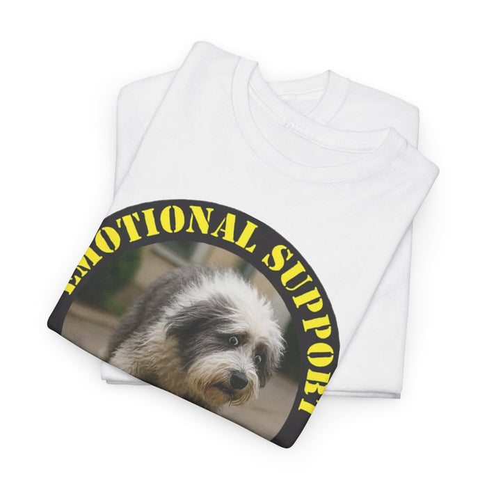 T-Shirt — "Emotional Support Human" Dog Photo Tee