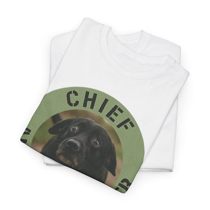 Chief Anxiety Officer T‑Shirt — Funny Dog Graphic Tee for Anxious Dog Lovers