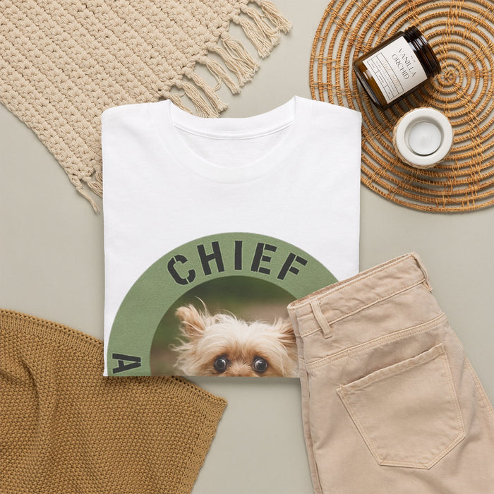 Chief Anxiety Officer T-Shirt — Cute Dog Graphic Tee for Dog Lovers