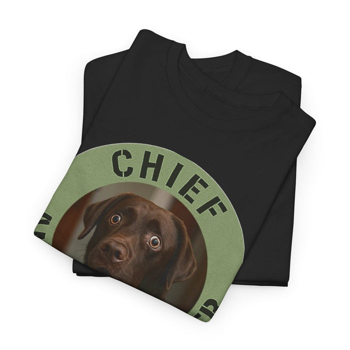 Chief Anxiety Officer Dog T‑Shirt – Funny Pet Lover Tee
