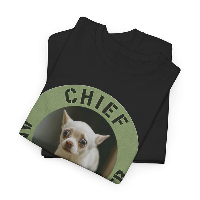 Chief Anxiety Officer T-Shirt — Funny Dog Graphic Tee