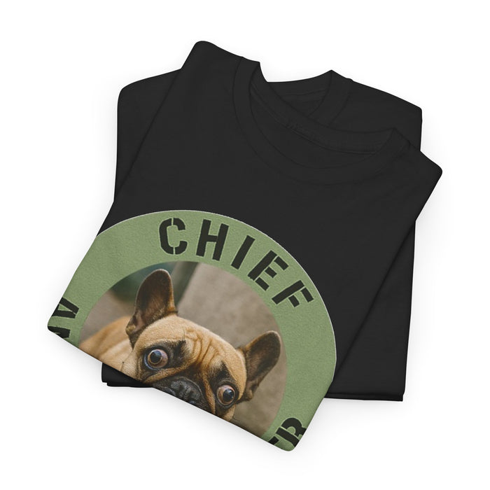 Chief Anxiety Officer T-Shirt — Funny French Bulldog Graphic Tee