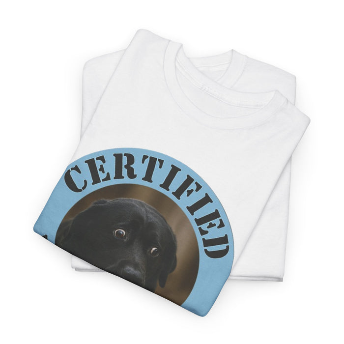 Certified Velcro Dog T‑Shirt – Funny Dog Lover Tee