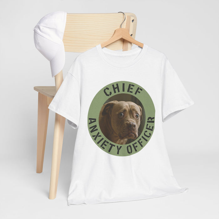 Chief Anxiety Officer Dog T-Shirt
