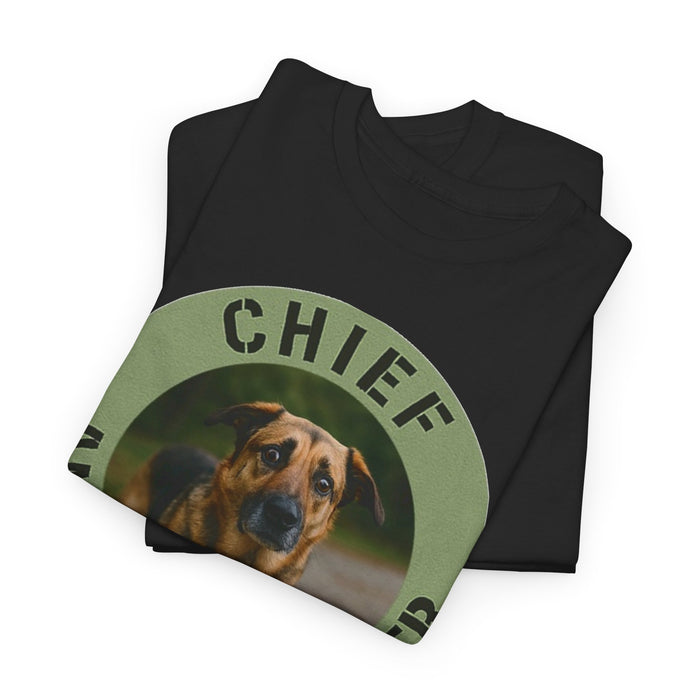 Chief Anxiety Officer Tee — Funny Dog Graphic T‑Shirt