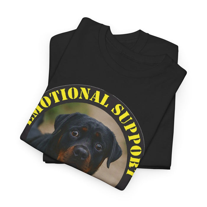 Emotional Support Human T‑Shirt – Rottweiler Pet Lover Tee