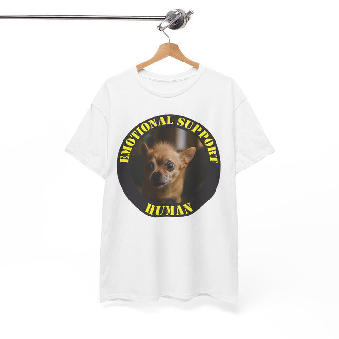 Emotional Support Human T-Shirt — Cute Chihuahua Pet Therapy Tee