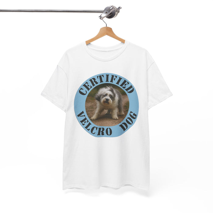 Certified Velcro Dog T-Shirt — Cute Funny Pet Lover Tee