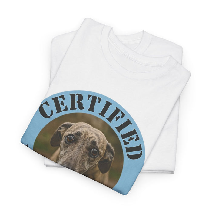 Certified Velcro Dog T‑Shirt — Funny Dog Lover Tee
