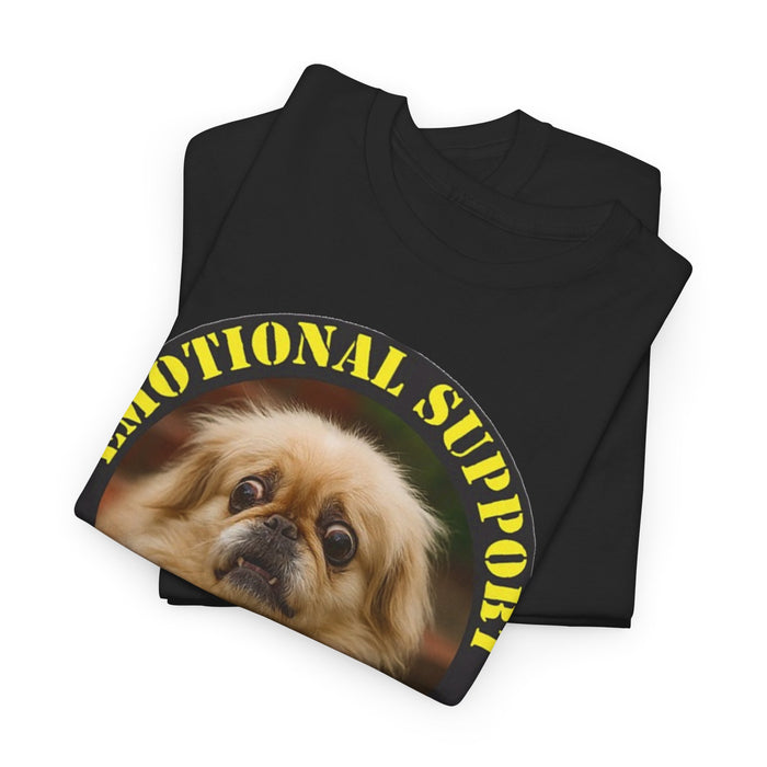 Emotional Support Human T-Shirt - Cute Pomeranian Rescue Pet Tee