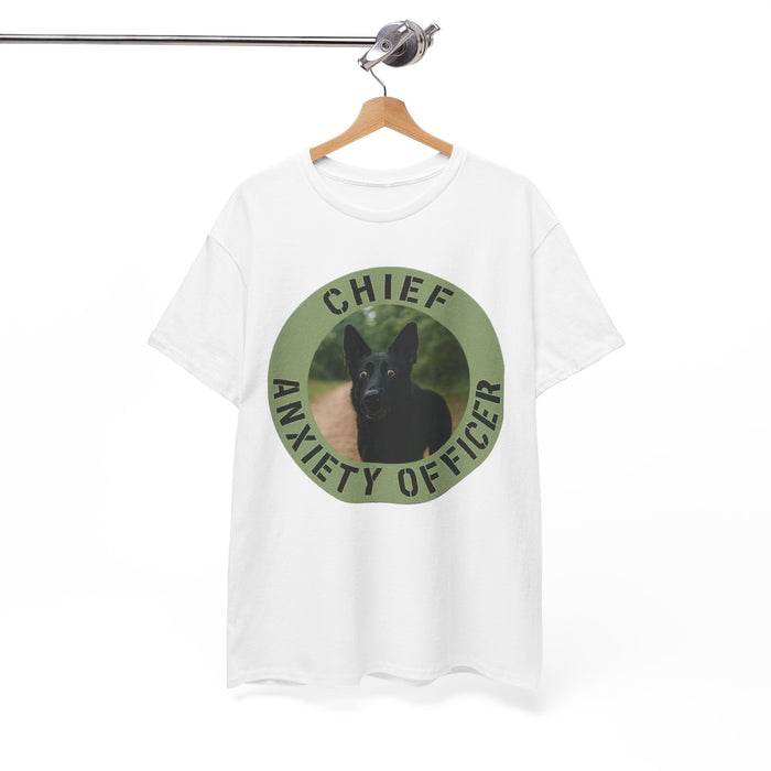 Chief Anxiety Officer T-Shirt — Funny Dog Rescue Pet Lover Tee