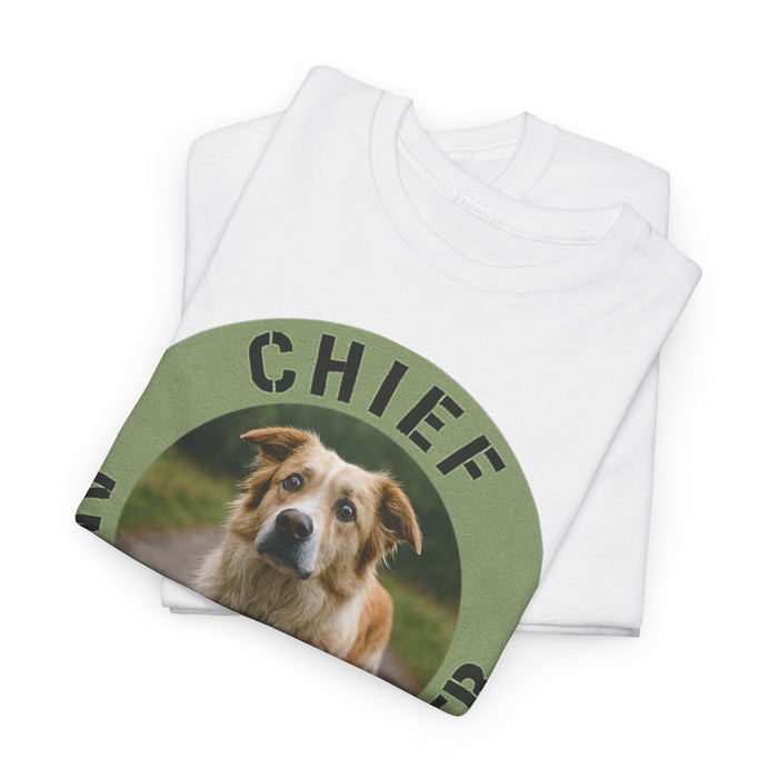 Chief Anxiety Officer T-Shirt — Funny Dog Graphic Tee for Dog Lovers