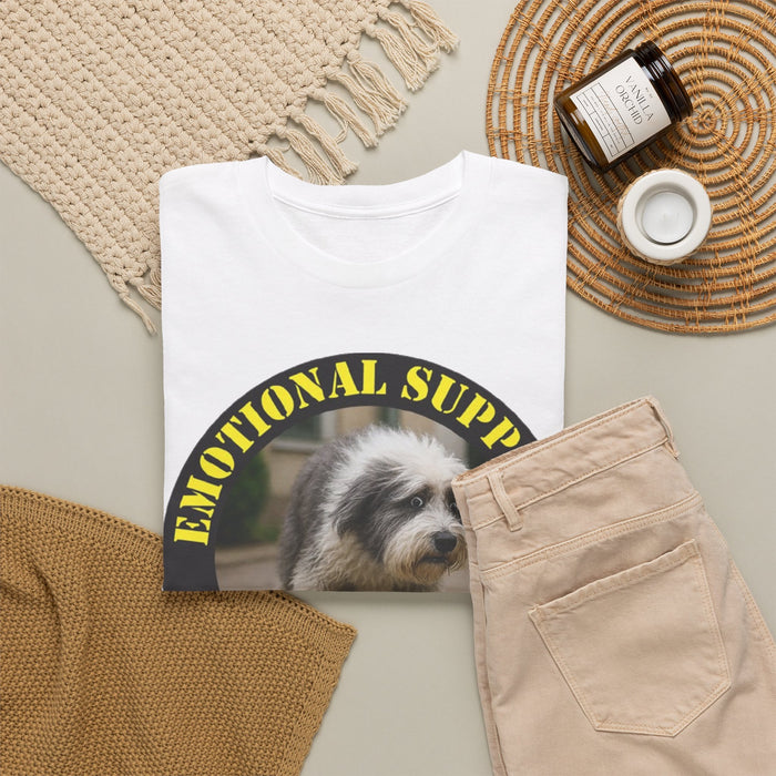 T-Shirt — "Emotional Support Human" Dog Photo Tee