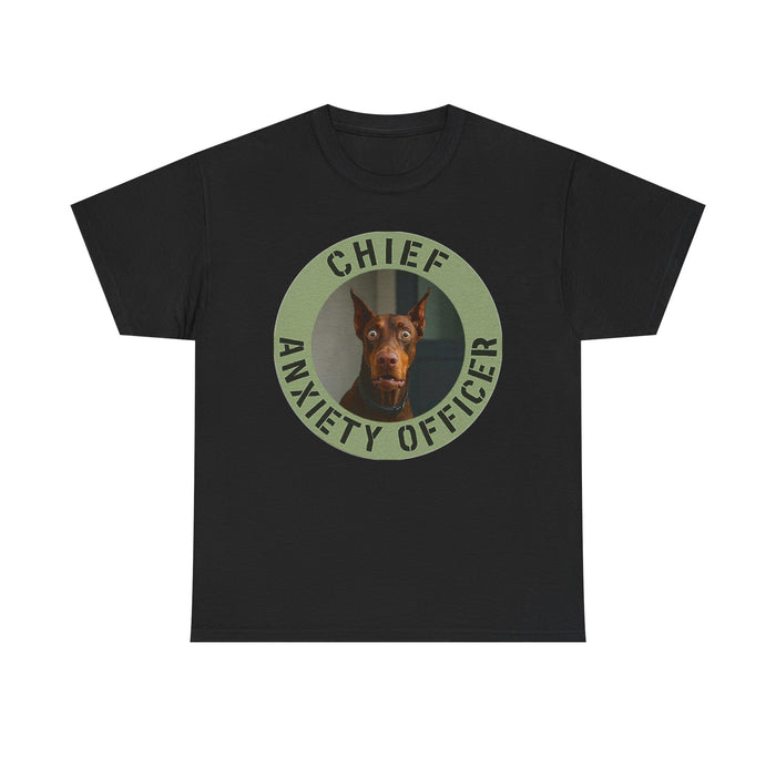 Chief Anxiety Officer T-Shirt — Funny Dog Graphic Tee