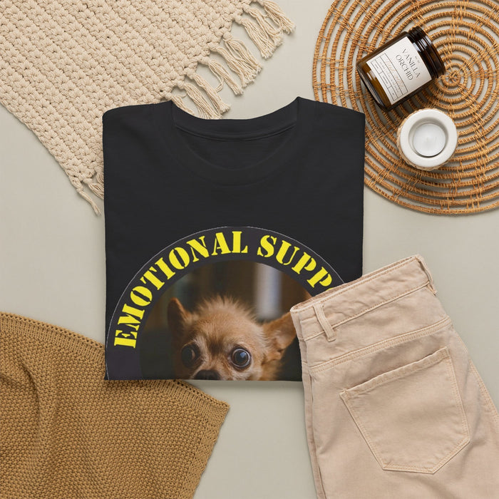 Emotional Support Human T-Shirt — Cute Chihuahua Pet Therapy Tee