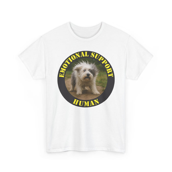 Emotional Support Human T-Shirt — Cute Puppy Graphic Tee