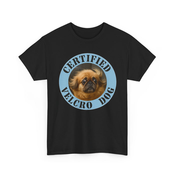 Certified Velcro Dog T-Shirt — Cute Pekingese Graphic Tee