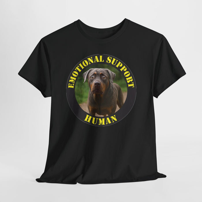 Emotional Support Human T-Shirt — Funny Dog Therapy Tee