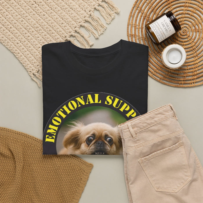 Emotional Support Human T-Shirt — Funny Pomeranian Pet Lover Tee