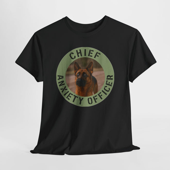 Chief Anxiety Officer T-Shirt — Funny Dog Lover Tee