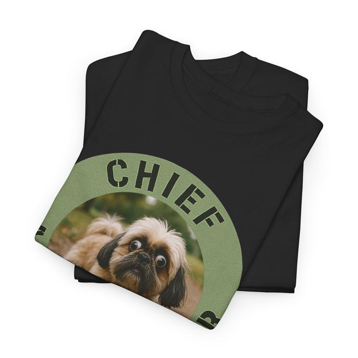 Chief Anxiety Officer Dog T-Shirt — Funny Cute Pekingese Graphic Tee