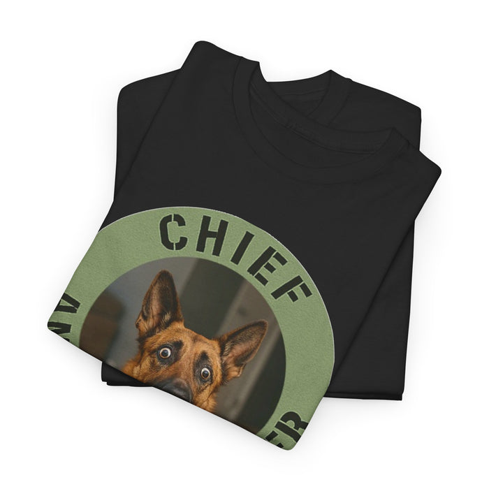 Chief Anxiety Officer Tee — Funny German Shepherd Dog Shirt