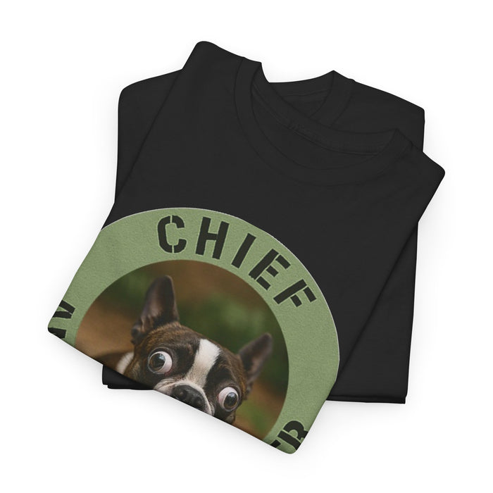 Chief Anxiety Officer Dog T-Shirt – Funny Pet Anxiety Tee