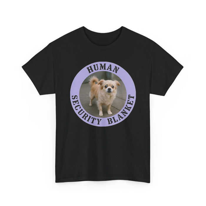 T‑Shirt — "Human Security Blanket" Cute Dog Graphic Tee