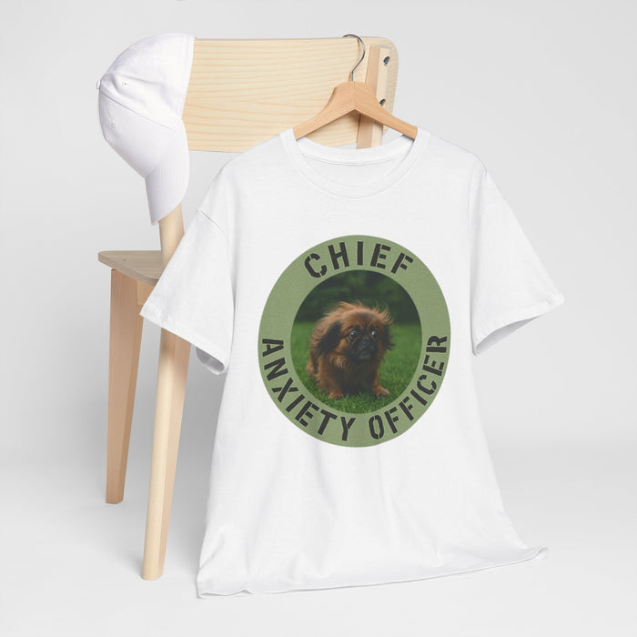 Chief Anxiety Officer T-Shirt — Funny Dog Graphic Tee
