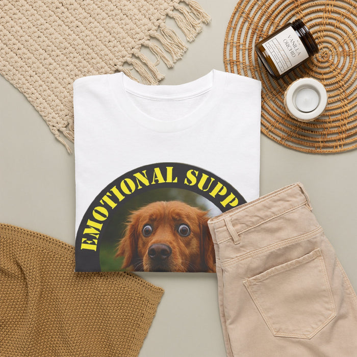Emotional Support Human T-Shirt — Dog Photo Graphic Tee